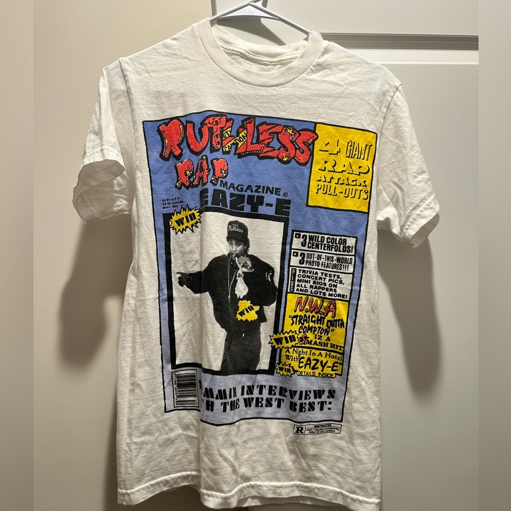 Eazy-E T-Shirt - Ruthless Records - Size SM